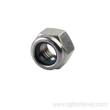 stainless steel hex nylon insert lock nuts DIN985 nylon locking nut